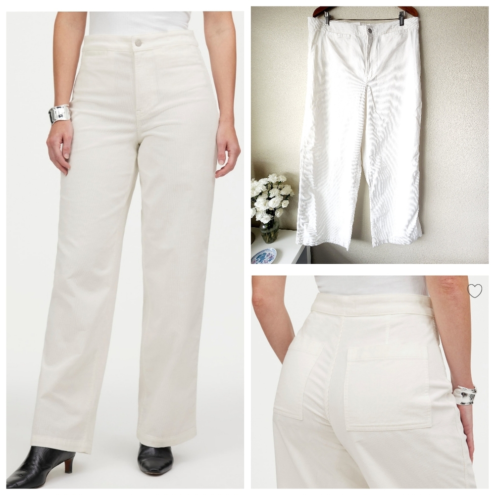 Madewell The Curvy Emmett Wide-Leg Pant in Corduroy: Welt Pocket Edition…